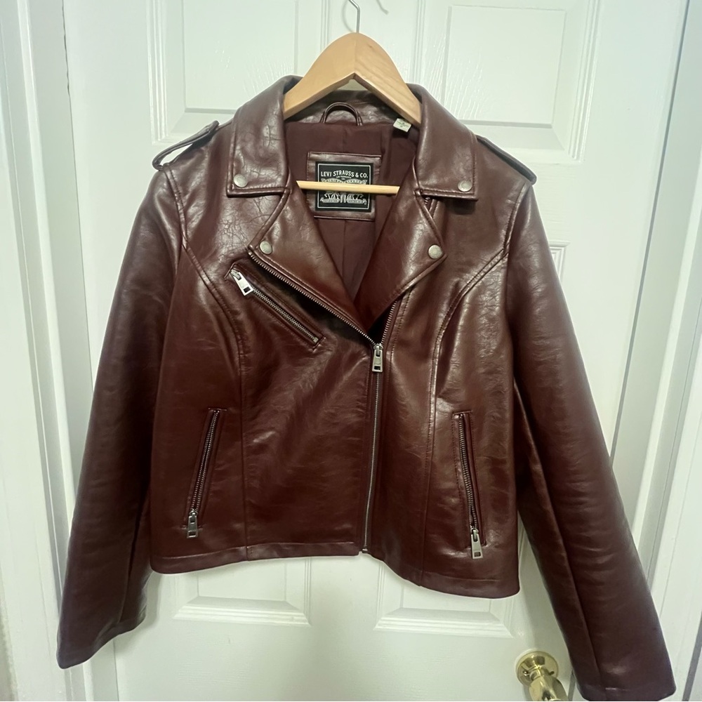 Levi's Women's Classic Faux Leather Asymmetrical Moto Jacket